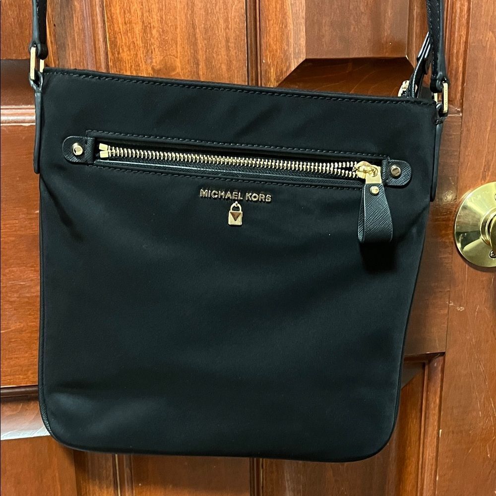 Michael Kors Black Nylon Crossbody Bag